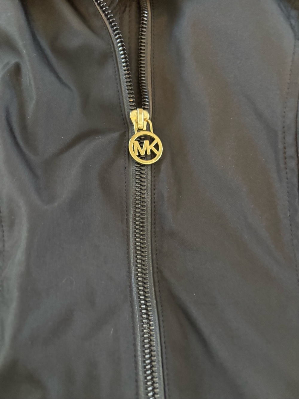 MICHAEL Michael Kors Black Lightweight Zip-Front Utility Jacket - Picture 3 of 6